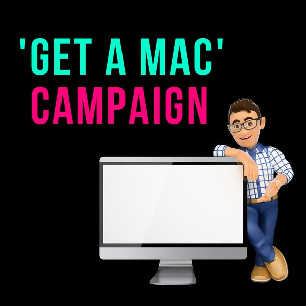 An image showing  Apple's "Get a Mac" Campaign