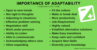 An image showing The Importance of Adaptability is Vital