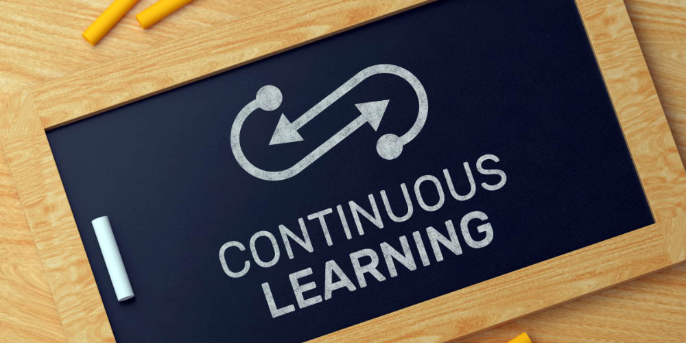 An image showing  importance of Continuous Learning