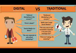 An image showing Traditional and Digital Marketing 