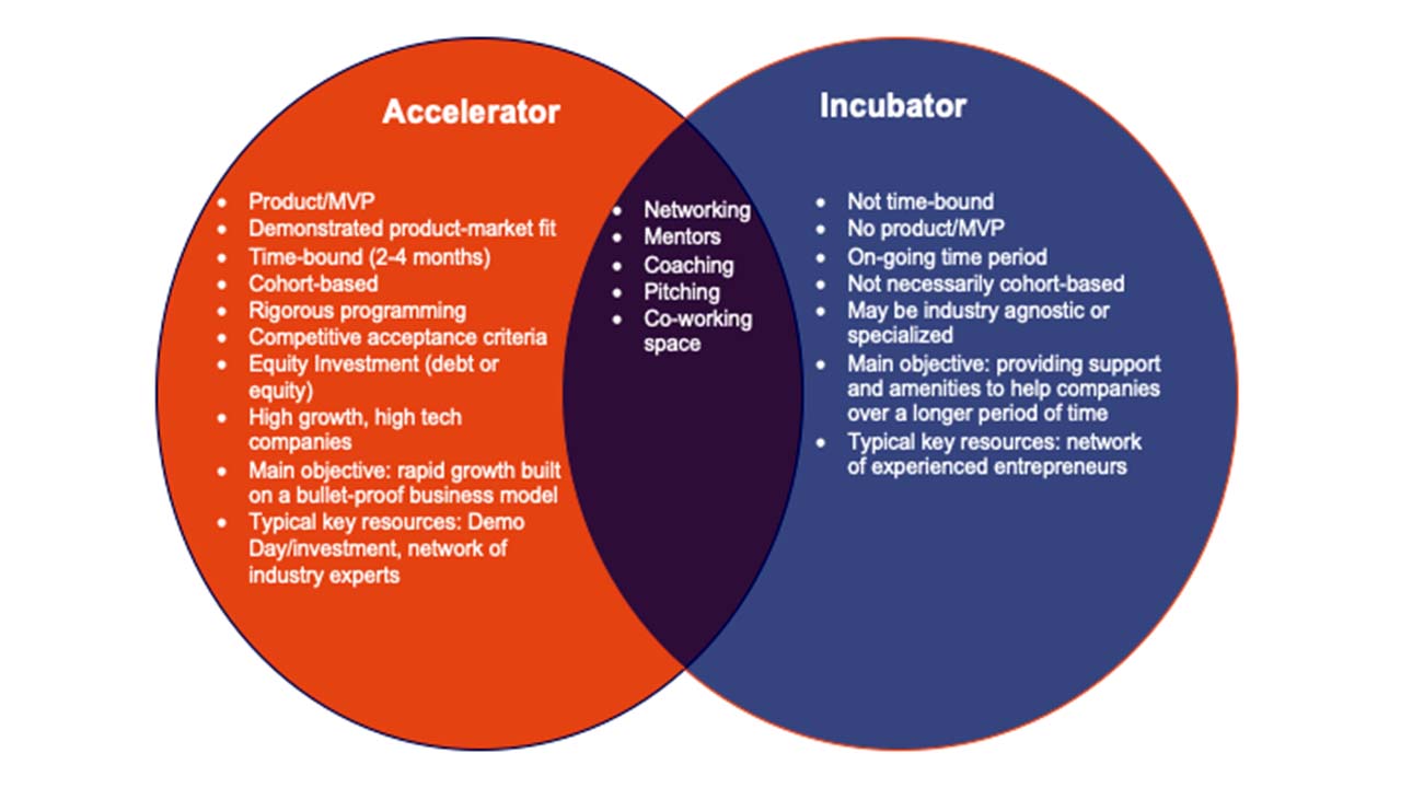 Accelerator vs. Incubator